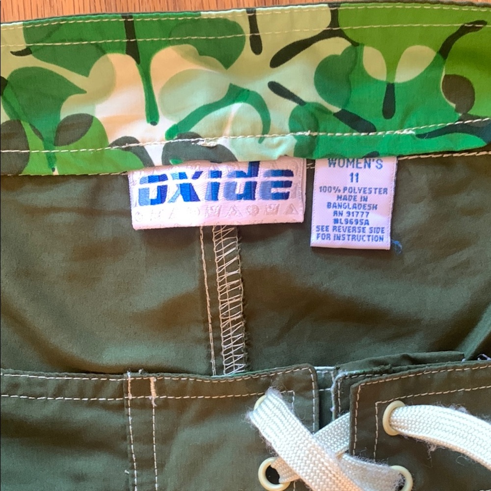 Green Women's board Shorts Oxide brand - Picture 3 of 8